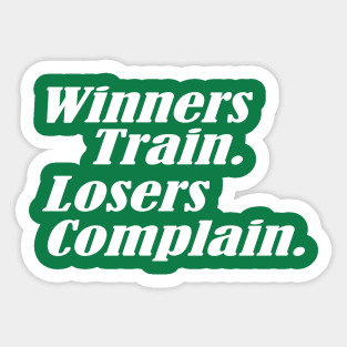 Winners Train Sticker